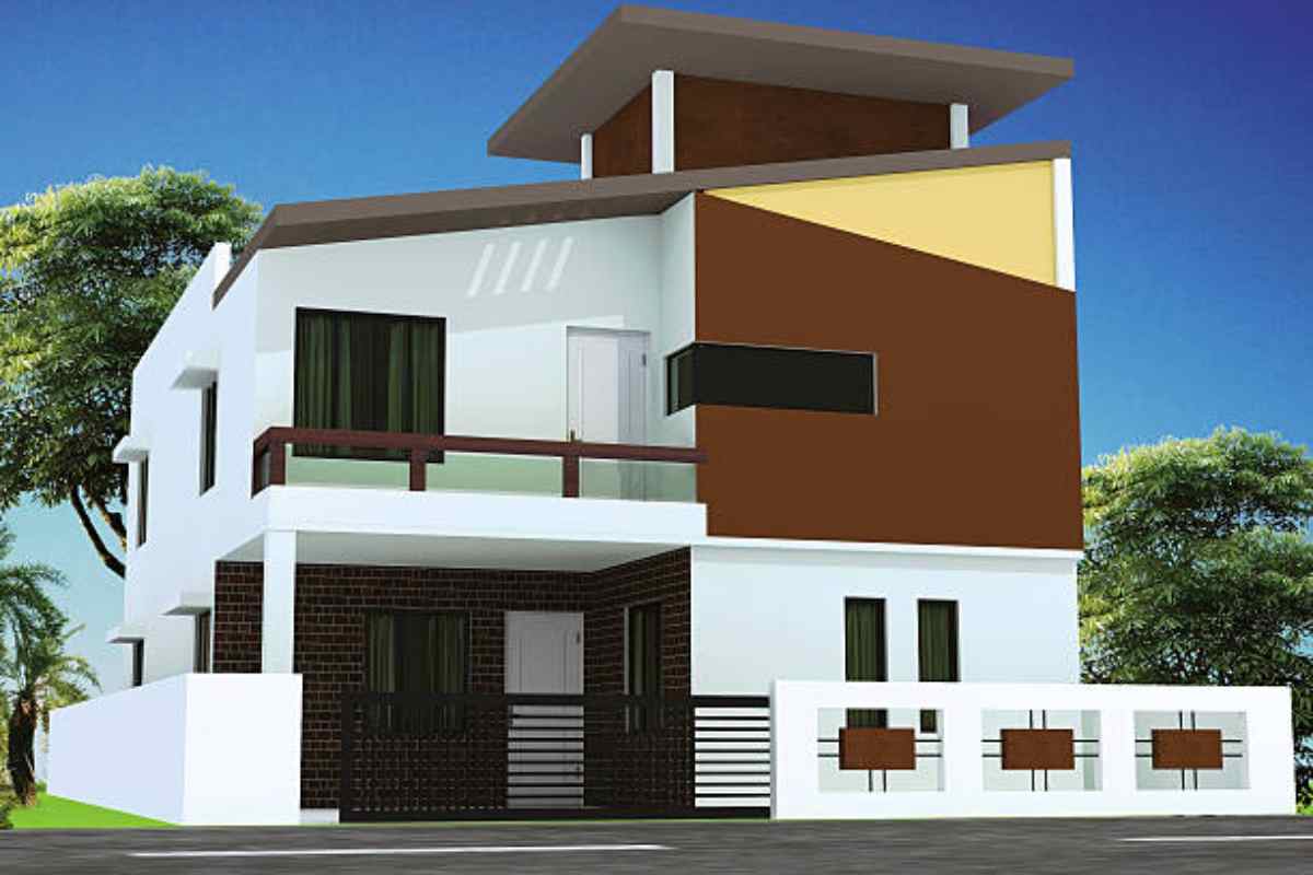 Double Floor Normal House Elevation Designs