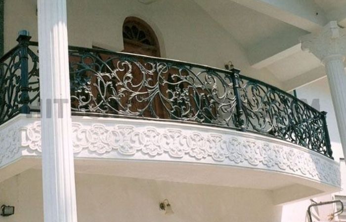 Iron Scrollwork Grill