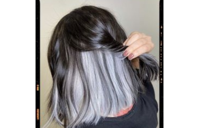 Silver Peekaboo Highlights