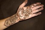 Simple Mehndi Design Front Hand 2022