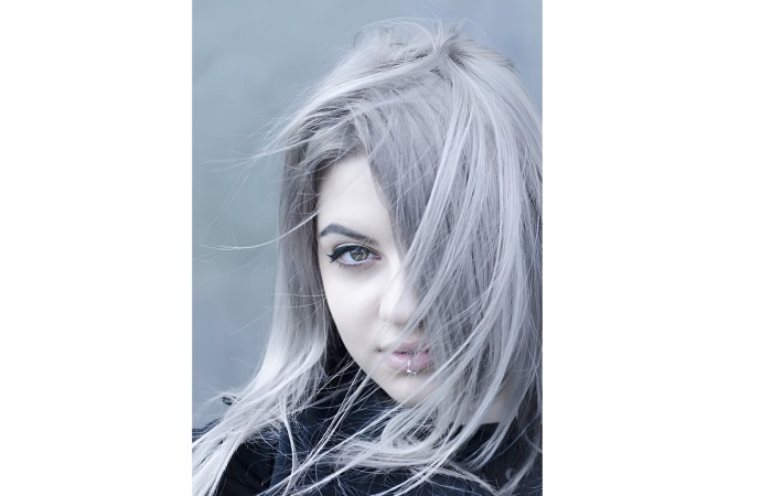 Smoky Silver Balayage