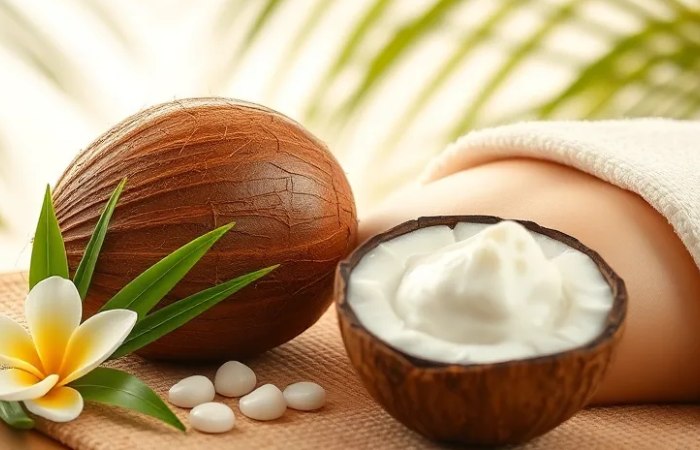 Coconut Oil Massage