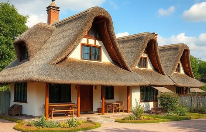 Thatched or Sloped Roofs