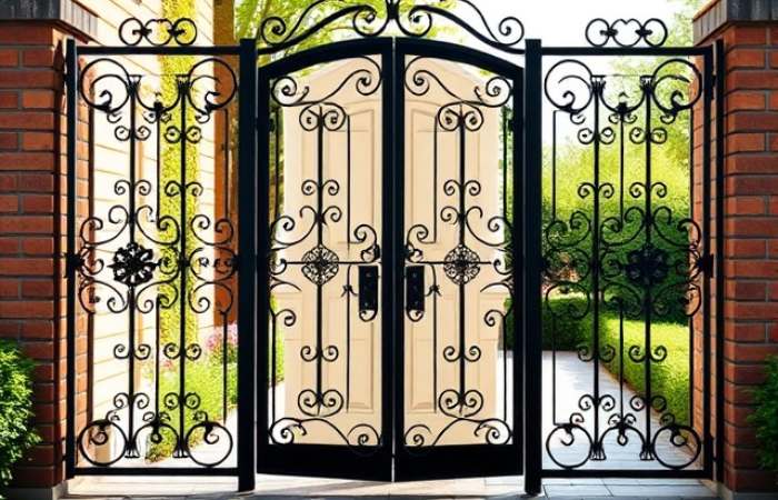 Wrought Iron Grill Gates